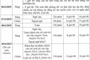 Tất tần tật về lịch thi vào lớp 10 Hà Nội 2025