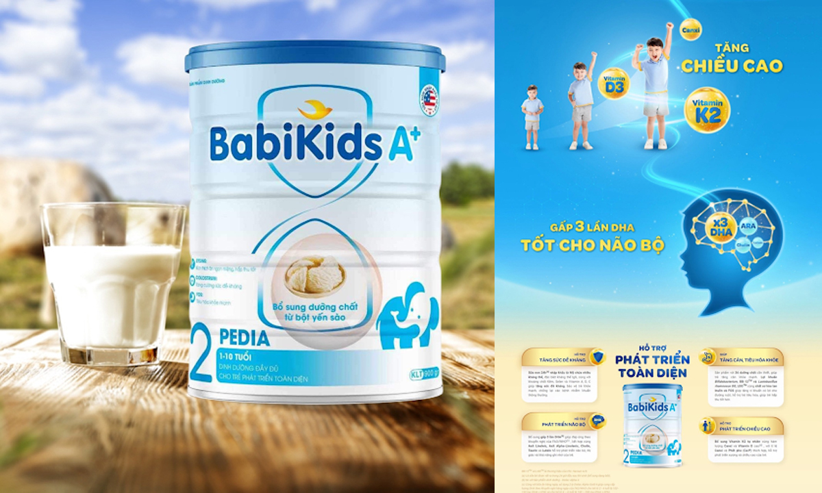 Dinh Dưỡng Hoàn Hảo Cho Trẻ Trong Giai Đoạn Phát Triển Quan Trọng Với Sữa Dinh Dưỡng BabiKids A+