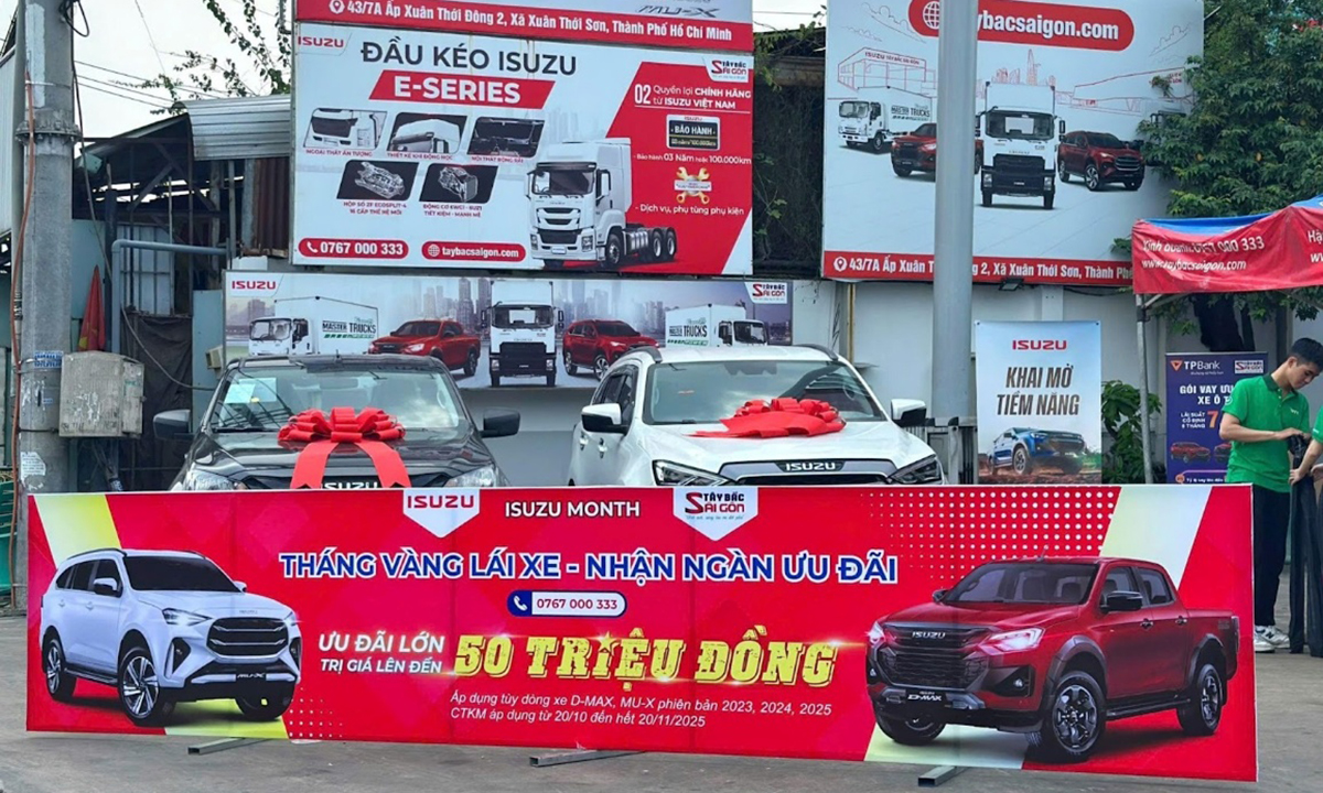 ISUZU MONTH – Rộn ràng tháng lái thử, nhận quà cực đã tại ISUZU Tây Bắc Sài Gòn